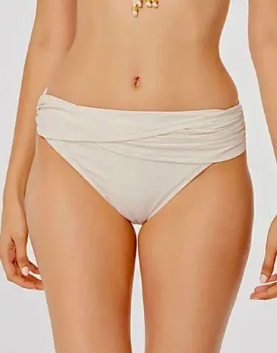 Bleu Rod Beattie ivory sarong bikini bottoms.