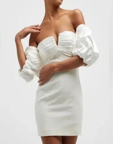 ✨SALE Cinq à Sept Teo Mini Dress White Size 6 NWT