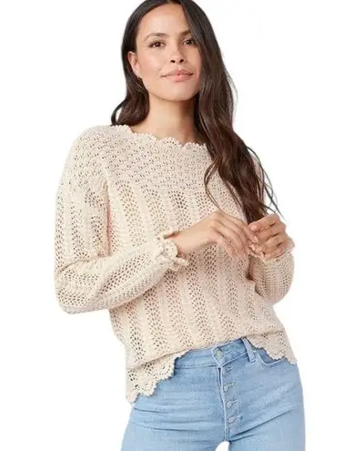 Paige  Kuzuyu Cream Knit Sweater