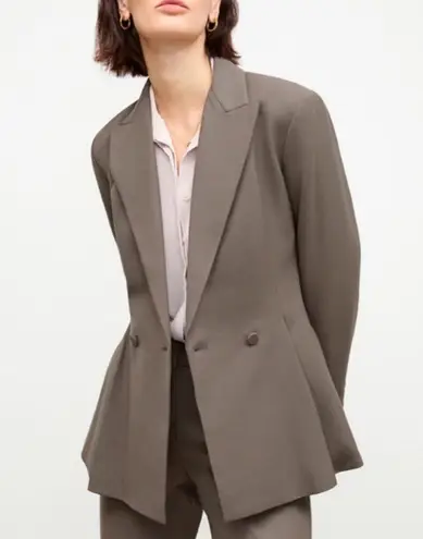 MM.LaFleur Gaia Jacket Wool Blazer Sharkskin Women’s Sz 16