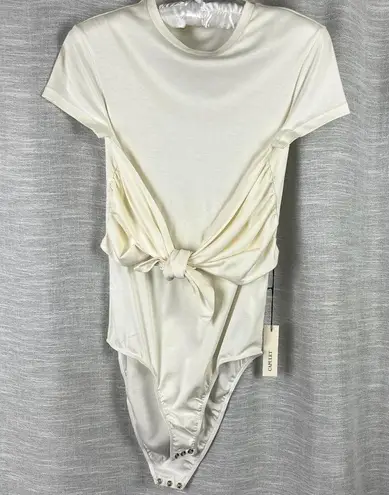 Capulet  Knotted Cream Bodysuit