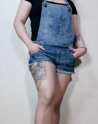1st Kiss Blue Denim Overalls Relaxed Fit