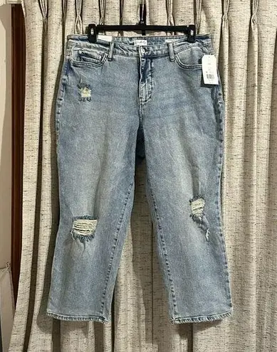 Wonderly Curvy Vintage Straight Cropped Jeans