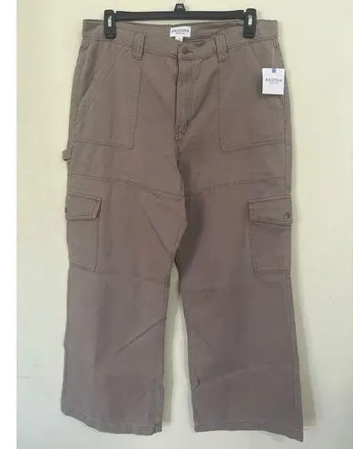 Arizona Jeans Arizona Carpenter Cargo Pants Wide Leg Loose Fit Junior 15 Canvas Tencel blend