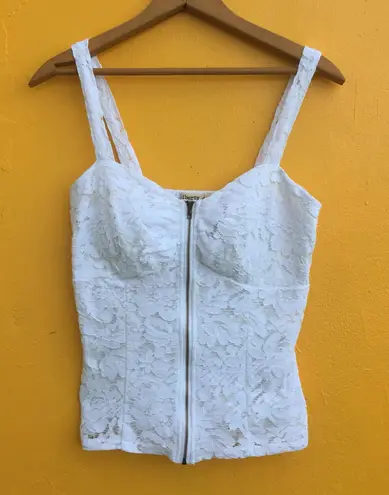 Liberty Love White Sleeveless Corset Top
