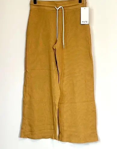 Mate the Label NWT Yellow Organic Thermal Wide Leg Pant - S