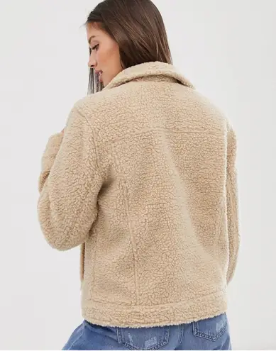 Hollister  Teddy Bear Sherpa Trucker Jacket