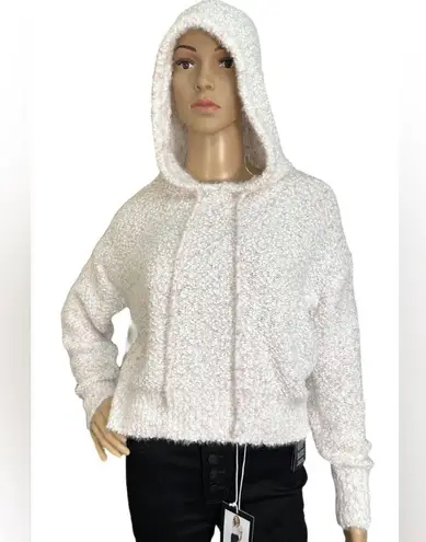 Ultra Flirt Textured Marled Long-Sleeve Hoodie