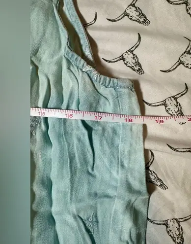 Velvet Heart NWT Denim Peplum Sleeveless Scoop Neck Stretch Waist Tank Top Large