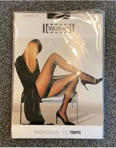 Wolford Individual 10 Tights in Black Size small new in package
