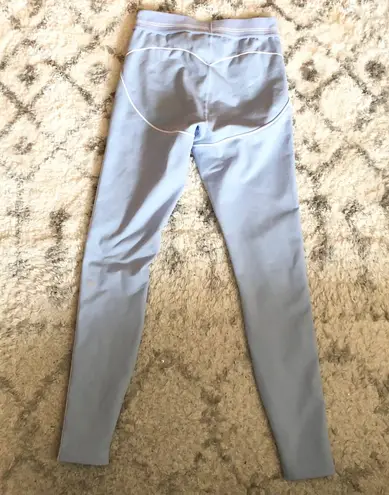 Alo Yoga Airbrush High-Waist Heart Throb Legging Seashell Blue/White M