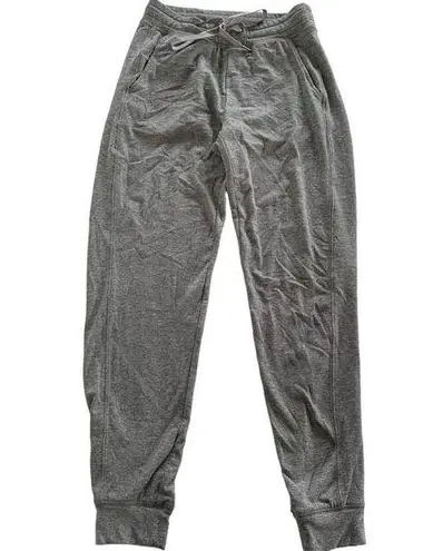 American Eagle  Pants Womens XX Small Solid Grey Stretch Knit Joggers Poly Blend