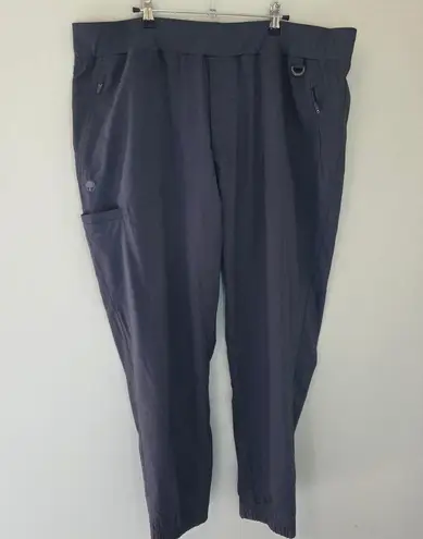 Healing Hands Gray Jogger Scrub Pants
