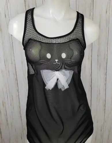 Hot Topic Swim Coverup Black Cat