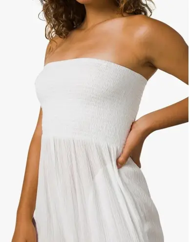 prAna M Fernie Jumpsuit White Medium Modal Tencel