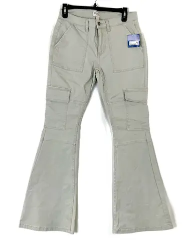 Arizona Jeans Arizona Jean Co. | Beige Moonstone Flare Cargo Pants Cotton Juniors 5