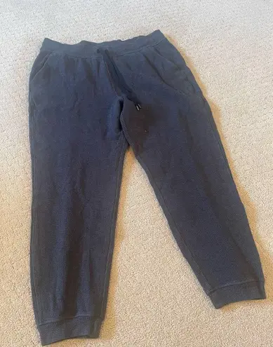 Lululemon  Ribbed High-Rise Joggers In Gray Size 14 Bin 232