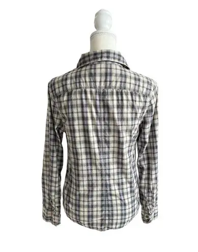 ALLSAINTS Spitalfields Parson Button Down Plaid Women Shirt Size 8 Western Rodeo