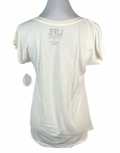 Life Clothing Co. Nerds Are Cool T-Shirt, Cream, Medium