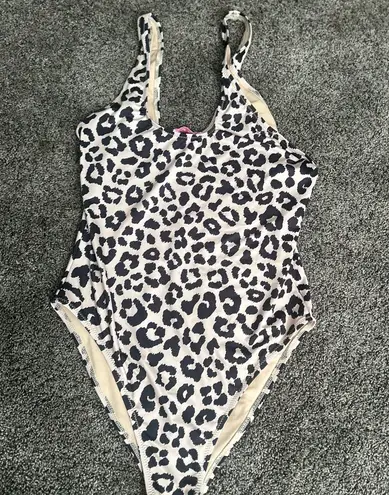 Pink Lily  Leopard Print One-Piece Swimsuit - Image 1