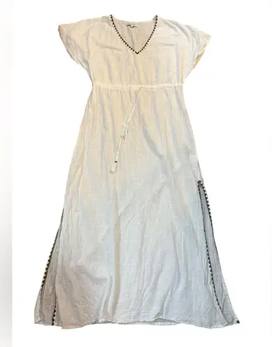 Michael Stars Mila Embroidered Cover Up White Beach Vacation Soft Girl Sz M