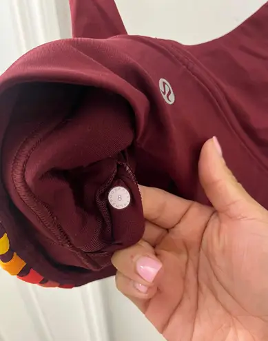 Lululemon Burgundy Sport Bra