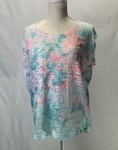 Marc New York MNY Sheer Performance White Tee Size Medium