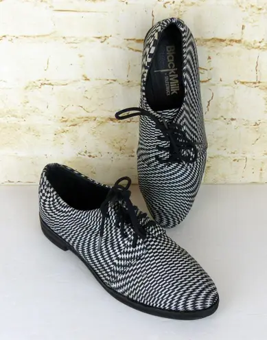 BlackMilk x Solestruck Oxford Shoes Women 8 The James You Make Me Sick Print White
