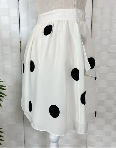 Derek Lam Asymmetrical Dot Print Mini Skirt