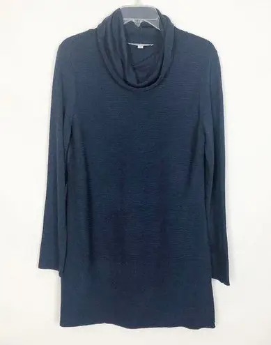 Adrienne Vittadini Adrienne Vattadini Cowl Neck Tunic Pullover Blue Sweater Size M