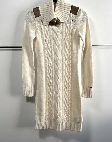 Tommy Hilfiger  Size XS Collared Sweater Dress cable knit preppy Chic Traditional