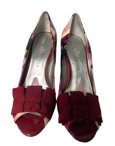 Paris Hilton Colorful Floral Print Peep