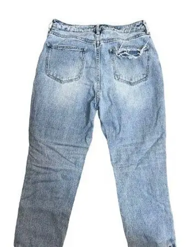 PacSun Eco Light Blue Distressed Mom Jeans 27