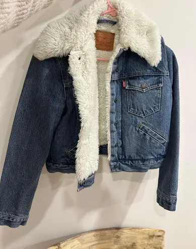 Levi's Sherpa-Lined Denim Trucker Jacket