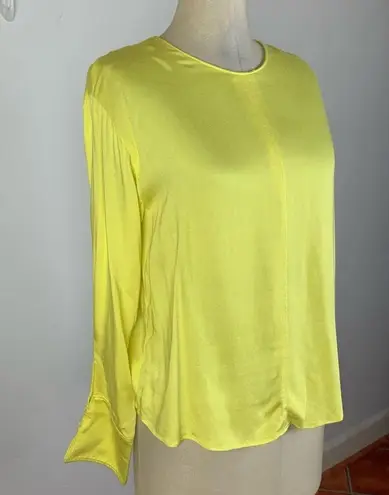 Something Navy  Yellow Long Sleeve Blouse