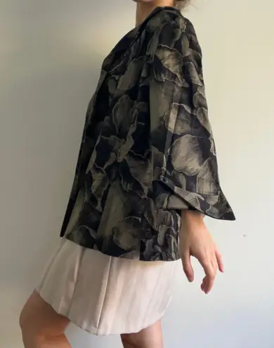 Ellen Tracy Flower Print Blazer Size 16