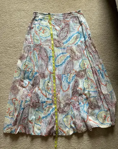 Handmade Woman’s Multicolored Skirt, Sz M/L (see measurements)