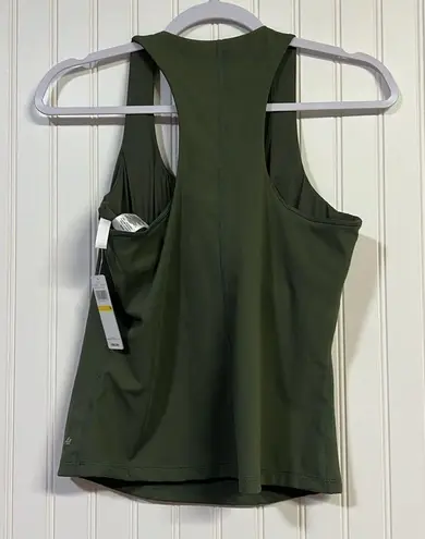 Anne cole NWT  Active Scoop Neck Tank Top Women's M Green