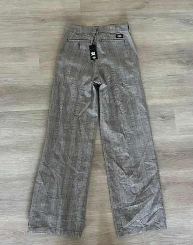 Dickies Bakerhill Plaid Wide Leg Twill Pants