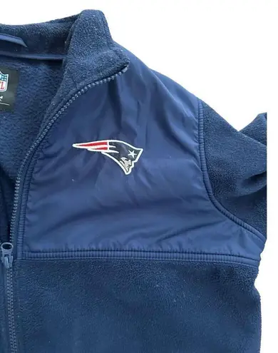 NFL Team Apparel  women’s Patriots zip up fleece jacket sz L