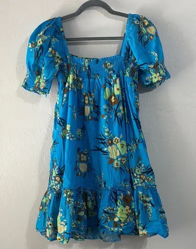 Tory Burch  Printed Smocked Mini Dress - Image 4