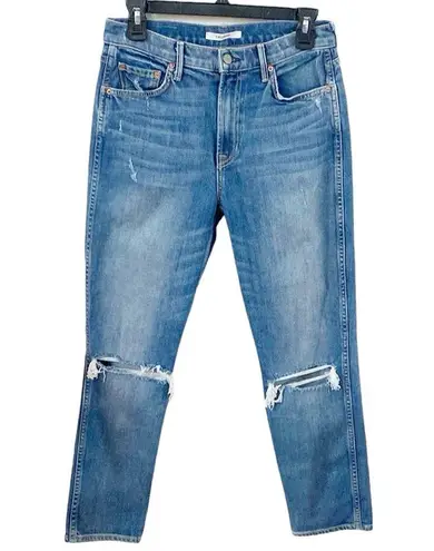 GRLFRND Naomi High Rise cropped distressed Jeans in I will survive wash size 29