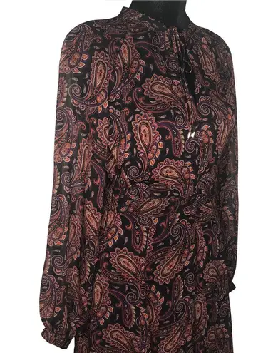 Tommy Hilfiger Paisley Midi Dress - Size 2