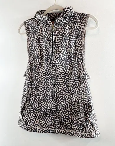 Lululemon  Pack It Running Lightweight Vest Spotted Leopard Gold Black 6