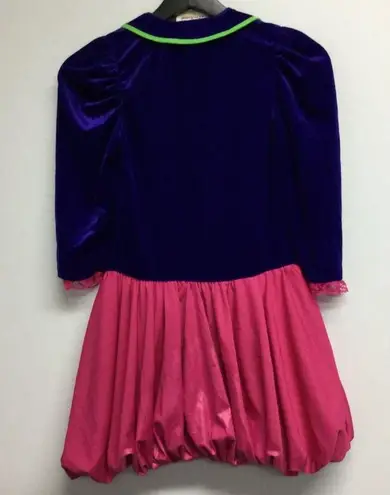 A.L.C. in Wonderland Mad Hatter Dress Halloween Costume Womens Teen Jr Size 7-9