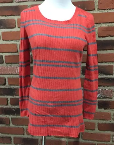 A pea in the pod Orange Maternity Sweater sz M Long Sleeve Knit Maternity Top