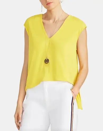 RACHEL Rachel Roy Yellow Cap Sleeve Hi
