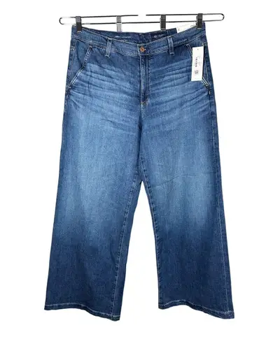 AG Adriano Goldschmied Stella Long Slung Palazzo Wide Leg Jeans Size 32 Blue