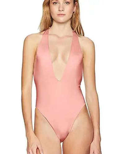 The Bikini Lab Women's High Leg One Piece Swimsuit M