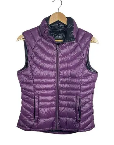 Bernardo Women’s Goose Down Packable Puffer Vest in Purple Size S